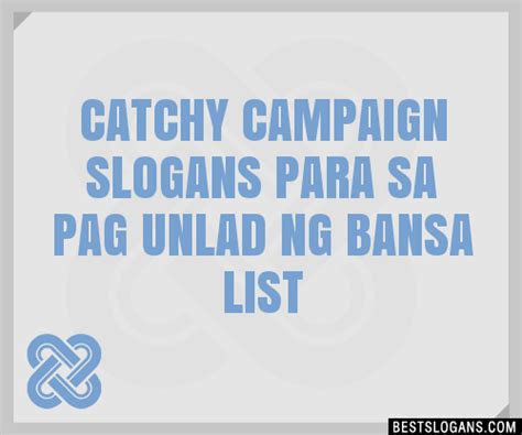 Campaign Para Sa Pag Unlad Ng Bansa Slogan Ideas .